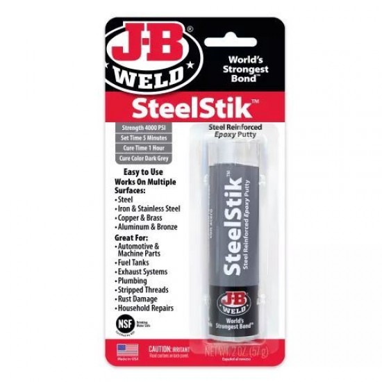 J-B WELD STEELSTIK™ EPOXY PUTTY - 2 OZ J-B WELD STEELSTIK™ EPOXY PUTTY - 2 OZ