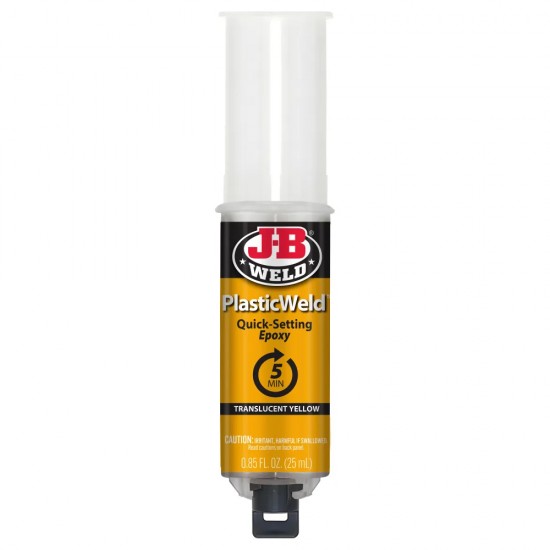 J-B WELD PLASTICWELD™ SYRINGE - 25 ML J-B WELD PLASTICWELD™ SYRINGE - 25 ML