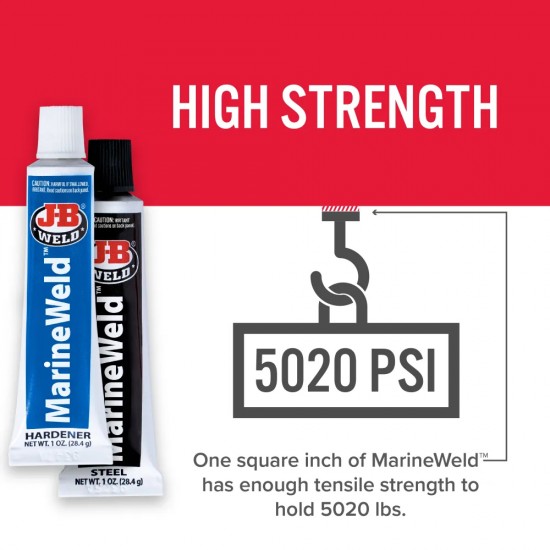 J-B WELD MARINEWELD™ TWIN TUBE - 2 OZ J-B WELD MARINEWELD™ TWIN TUBE - 2 OZ