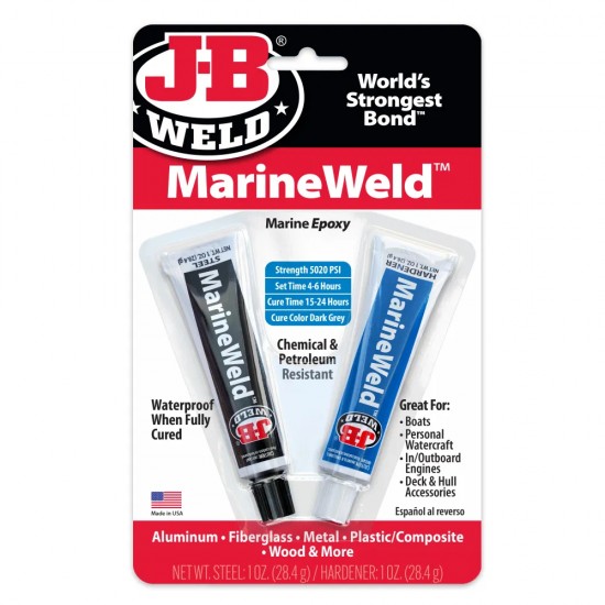 J-B WELD MARINEWELD™ TWIN TUBE - 2 OZ J-B WELD MARINEWELD™ TWIN TUBE - 2 OZ