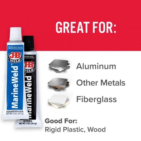 J-B WELD MARINEWELD™ TWIN TUBE - 2 OZ J-B WELD MARINEWELD™ TWIN TUBE - 2 OZ