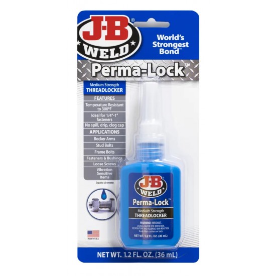 J-B WELD Perma-Lock Blue Threadlocker J-B WELD Perma-Lock Blue Threadlocker