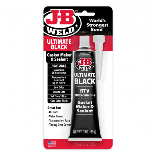 J-B WELD Ultimate Black Gasket Maker & Sealant - Φλατζόκολλα