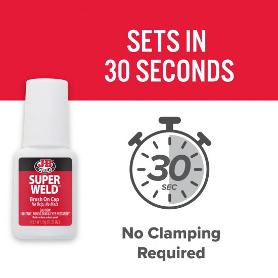Κόλλα Στιγμής SuperWeld™ Brush-On Instant Adhesive – 6gr Διάφανο 