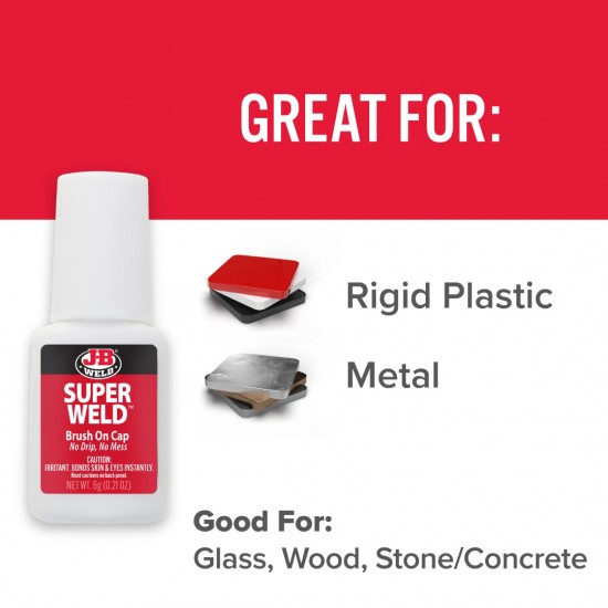 Κόλλα Στιγμής SuperWeld™ Brush-On Instant Adhesive – 6gr Διάφανο 