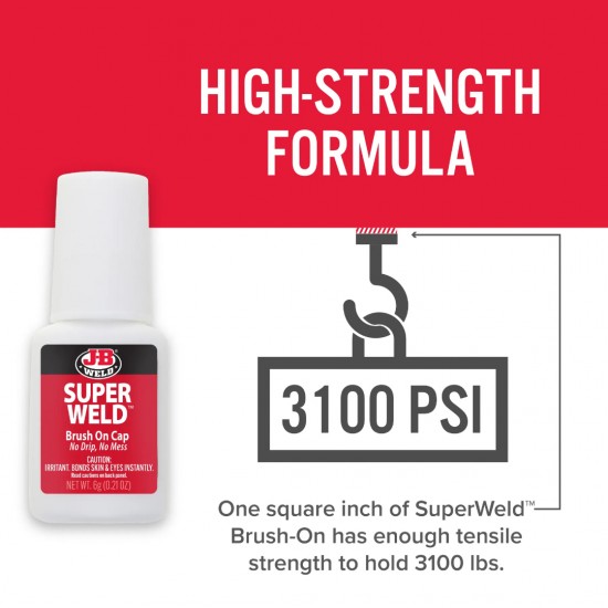 Κόλλα Στιγμής SuperWeld™ Brush-On Instant Adhesive – 6gr Διάφανο 